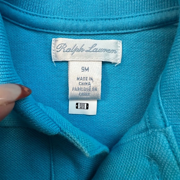 Ralph Lauren polo. Only worn once. 9 months - Picture 2 of 4
